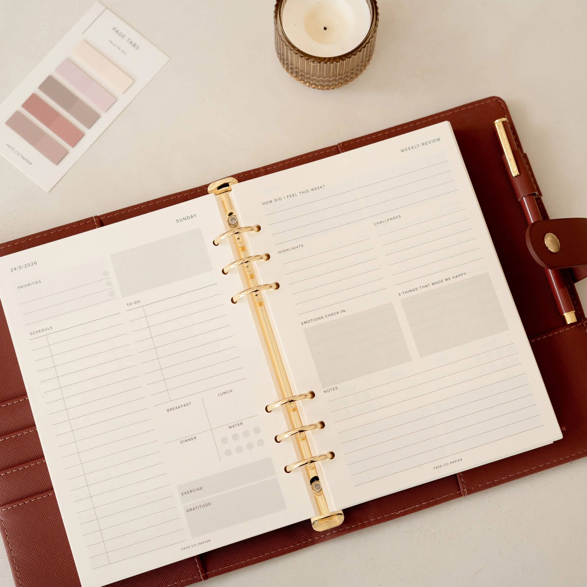 2026 Ring Binder Organiser Planner Bundle Set (A5) - Limited - Image 11