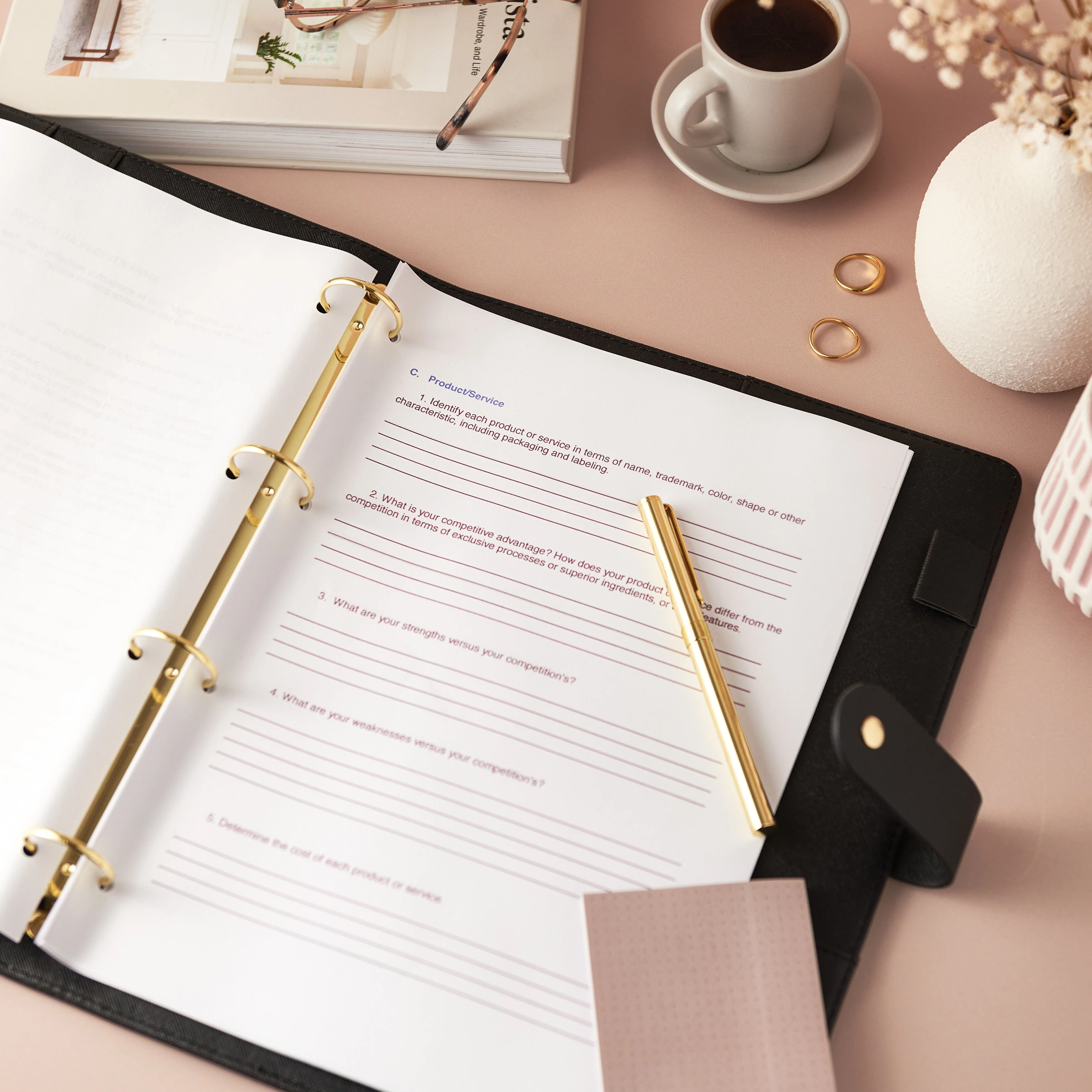 A4 Agenda Ring Binder Organiser (Outlet) - Image 3