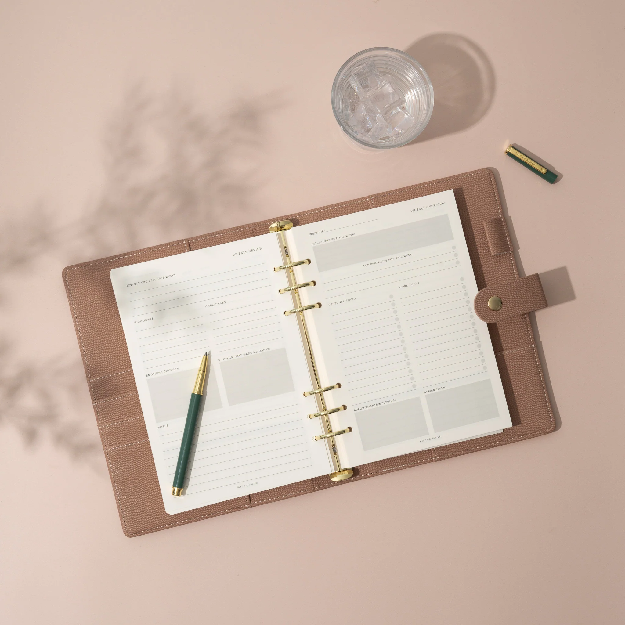 Lifestyle Weekly Planner Insert A5 - Image 3