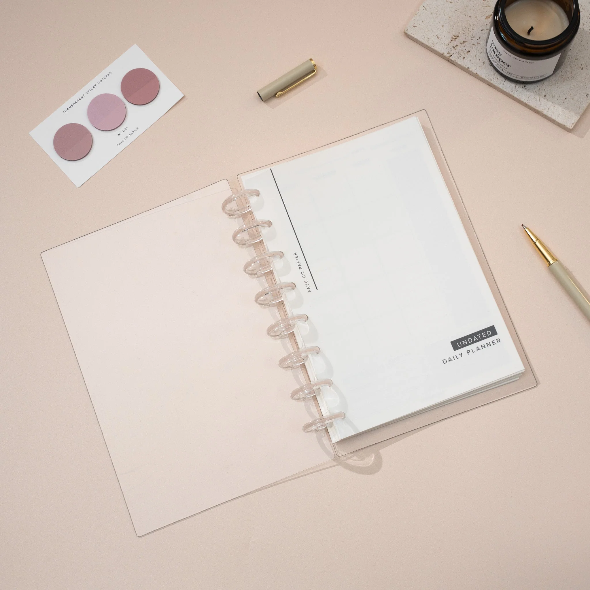 Minimal Daily Productivity Planner Insert | Discbound A5 - Image 9