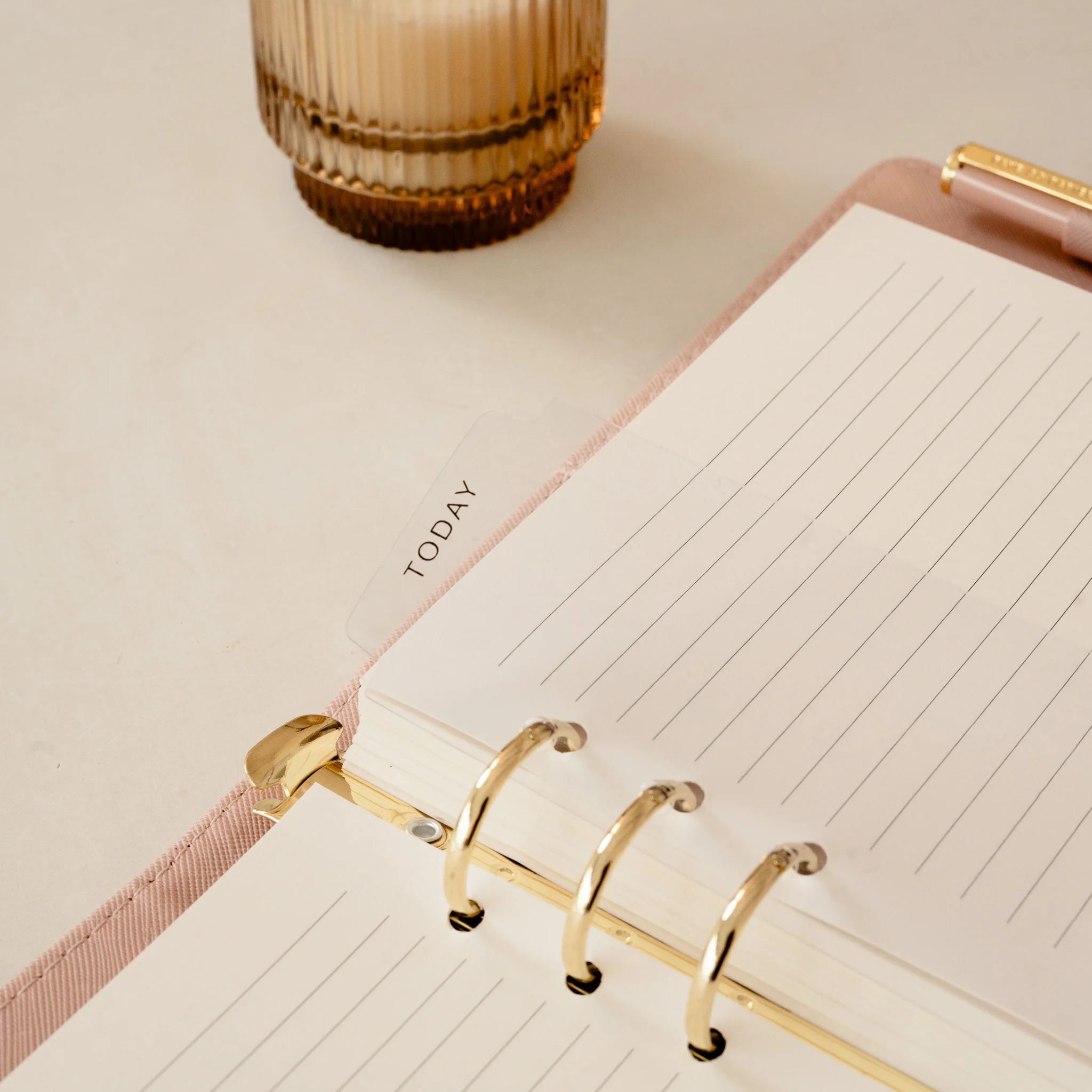 Minimal Transparent Agenda Bookmark A5/A6 - Image 3