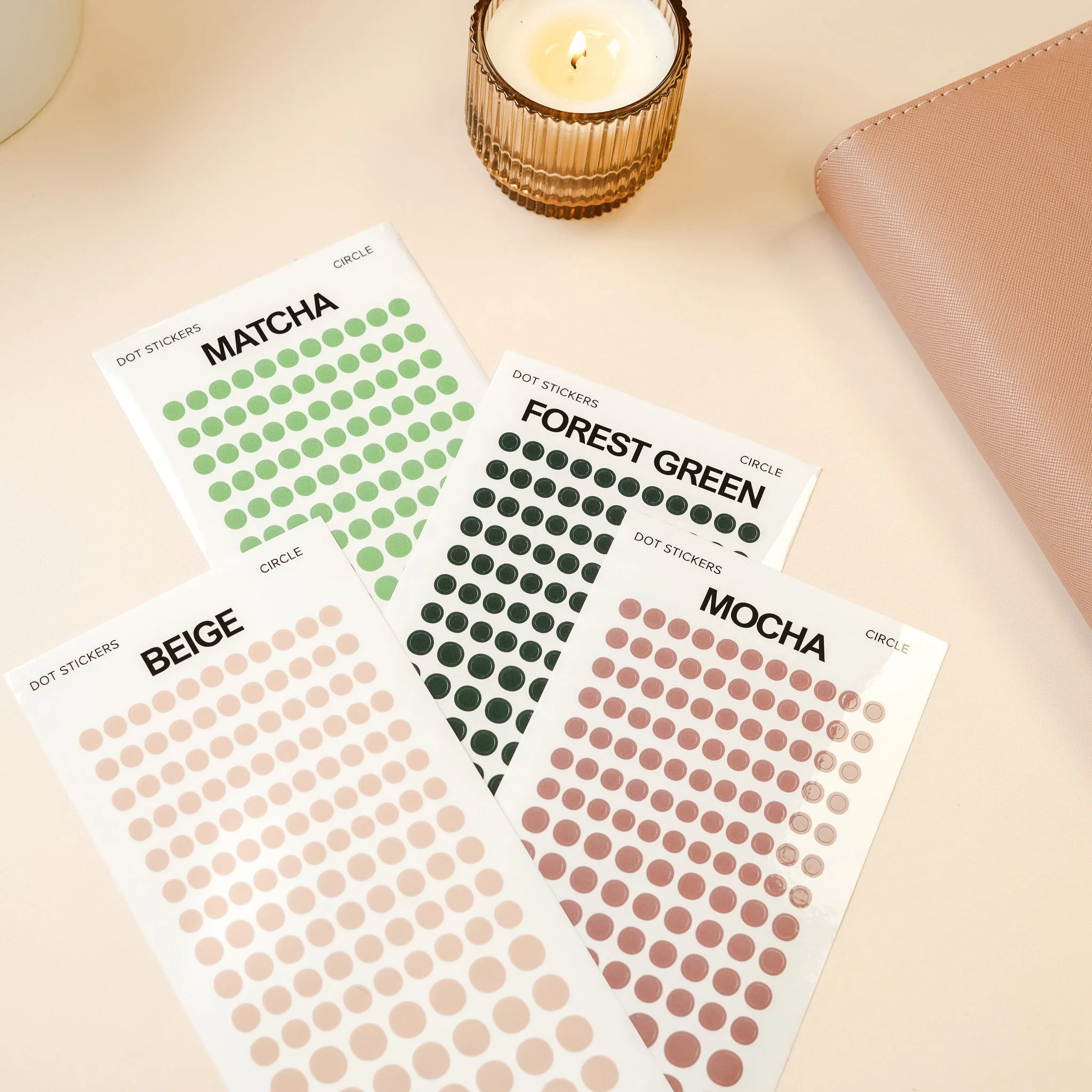 Nano Transparent Circle Dots Planner Stickers - Image 3