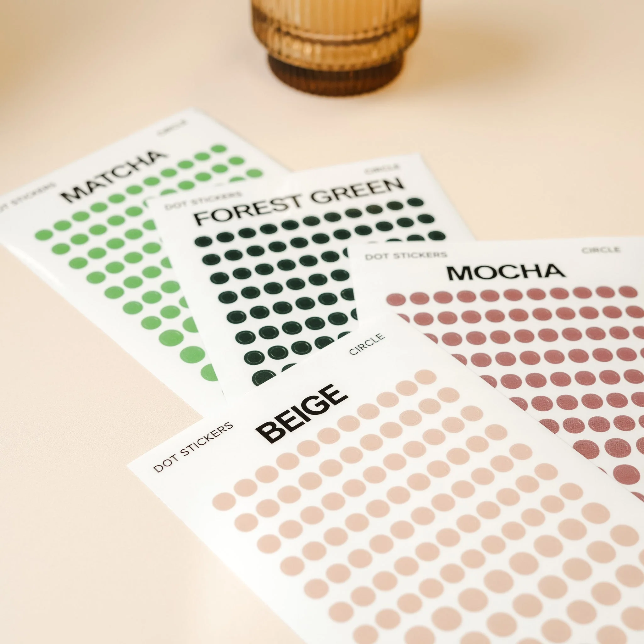 Nano Transparent Circle Dots Planner Stickers - Image 5