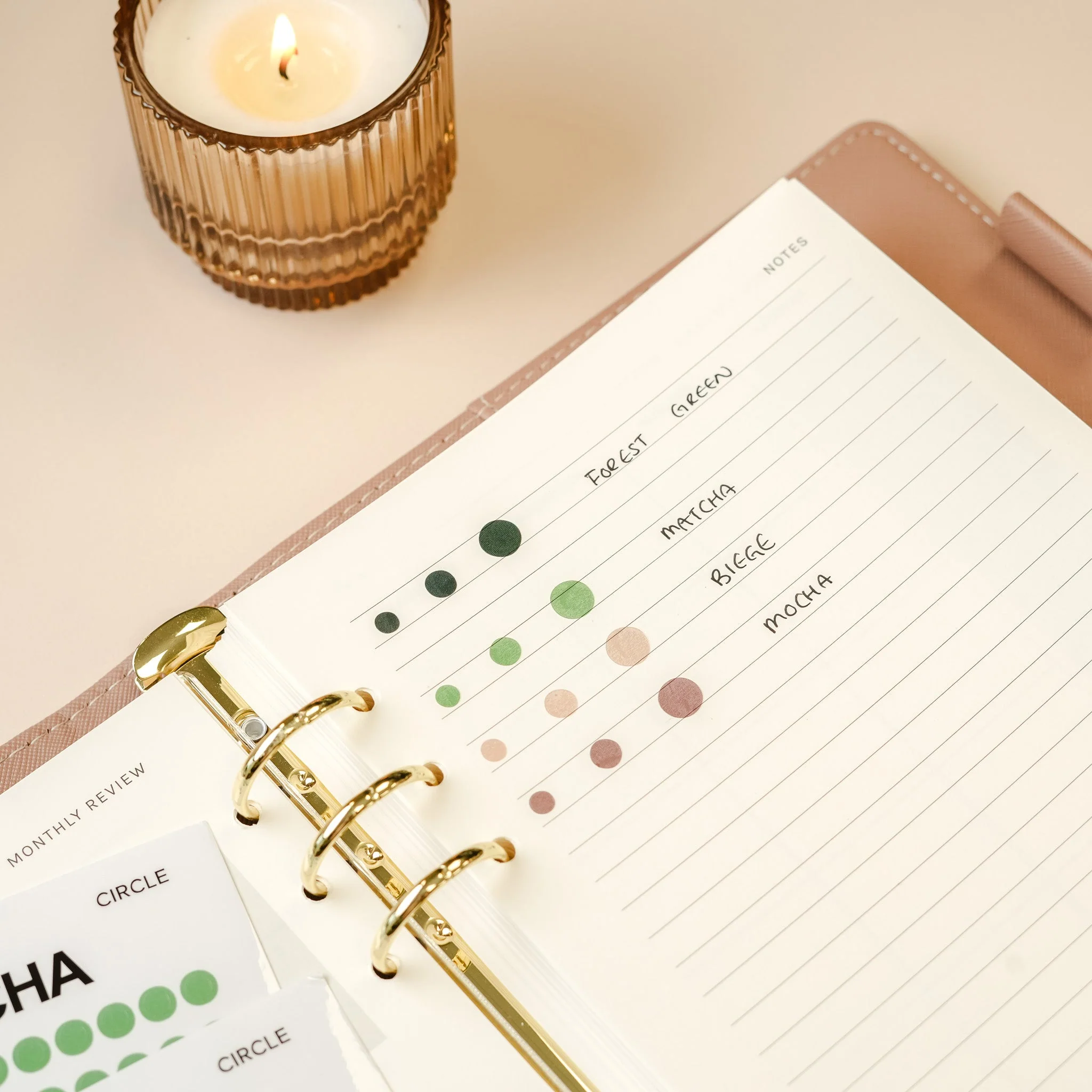 Nano Transparent Circle Dots Planner Stickers - Image 7