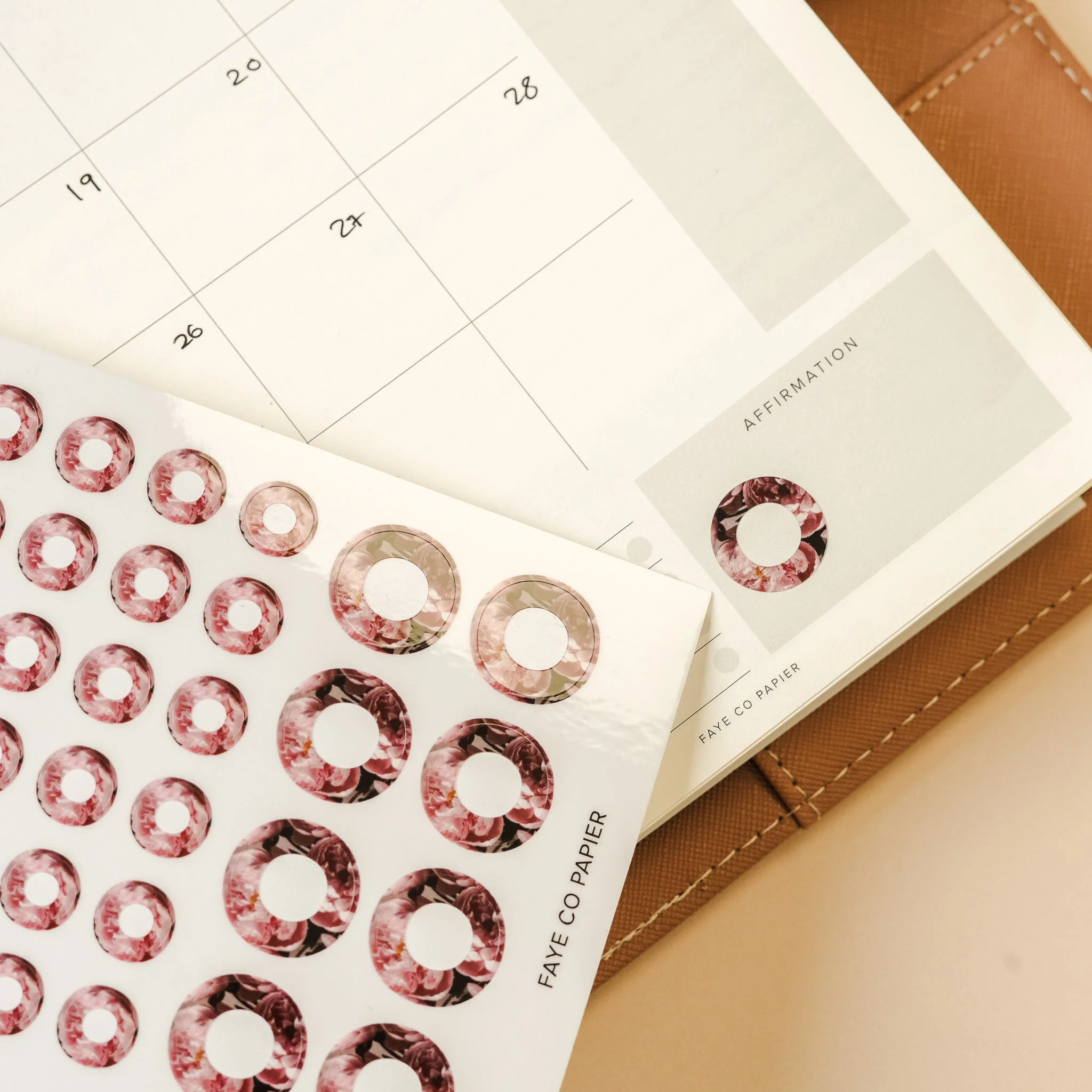 Spotlight Planner Sticker -  Peony - Image 3