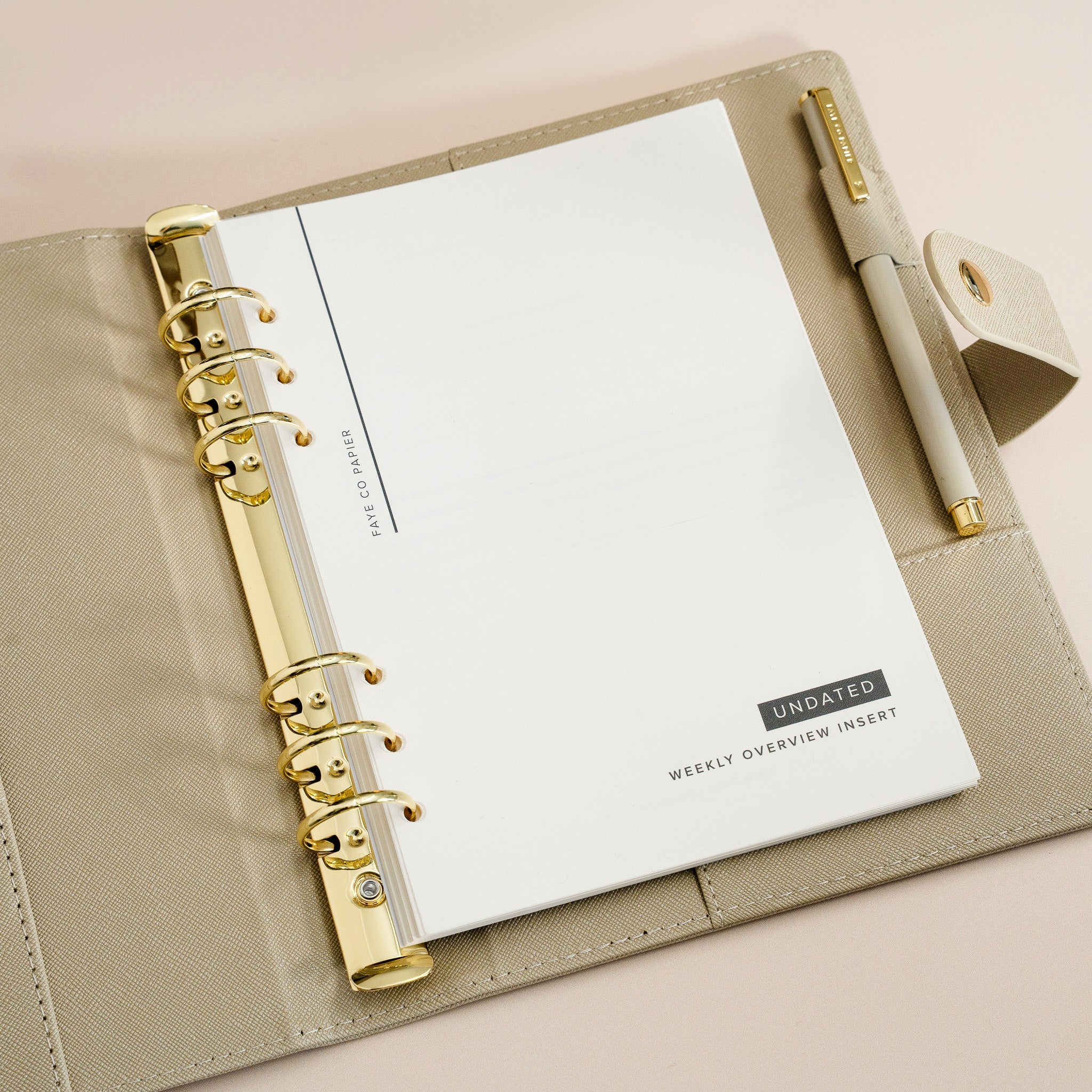 Weekly Overview Grid Planner Inserts A5 - Image 4